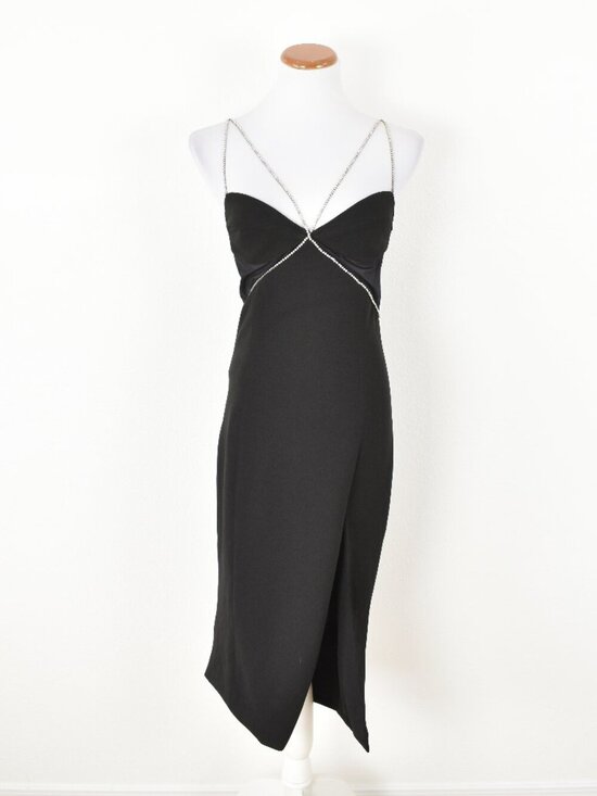 Heiress Beverly Hills Dresses & Skirts - Heiress Beverly Hills Diamante Cutout Crepe Midi Dress